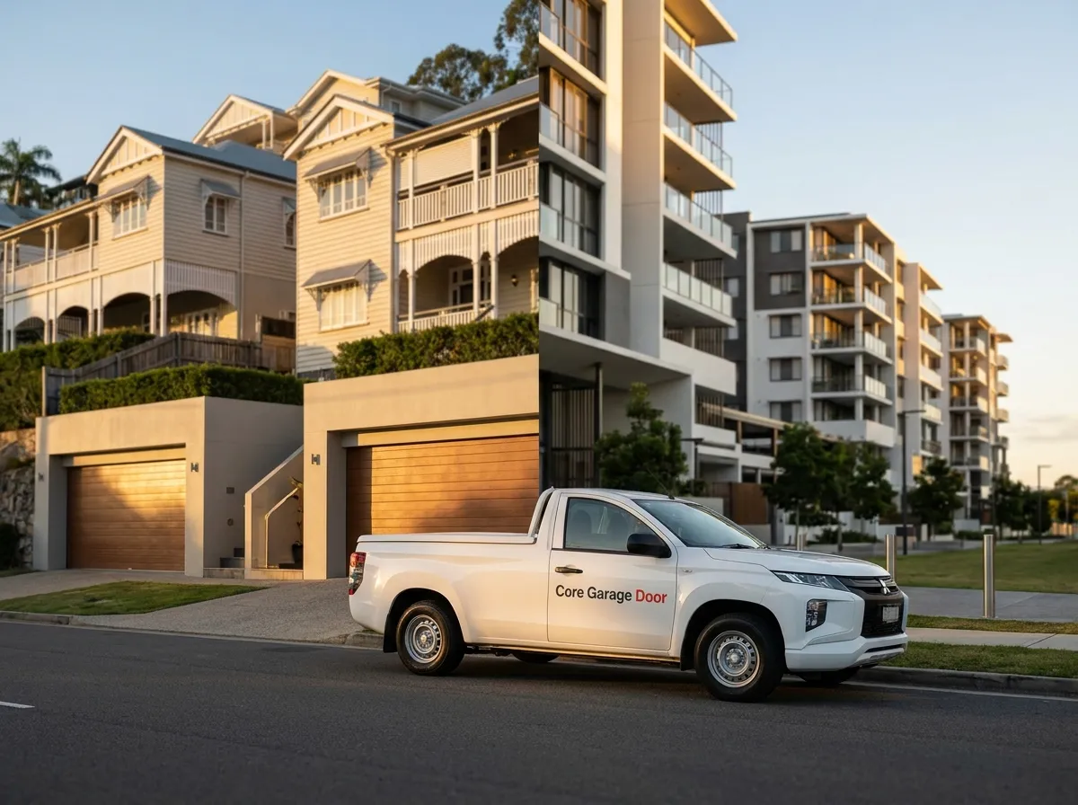 Garage door service in Hamilton, Brisbane