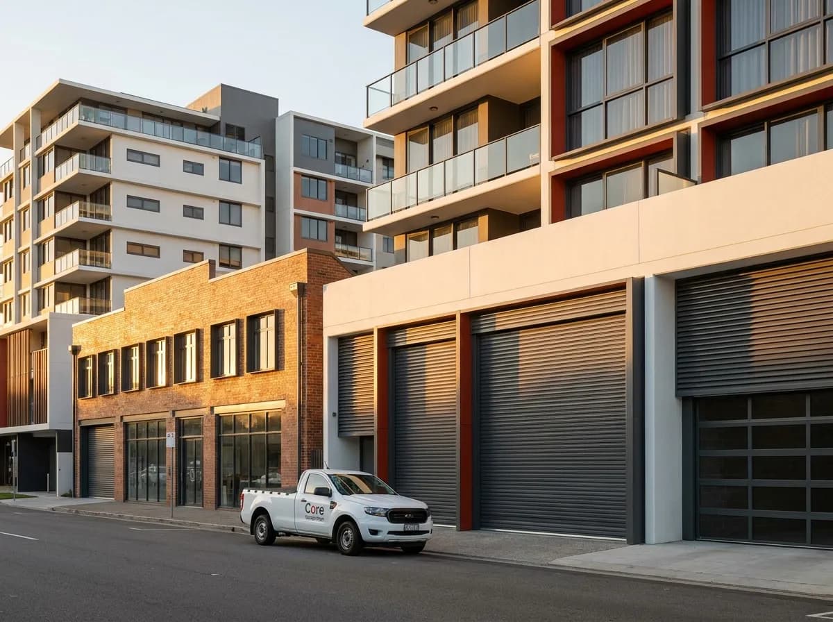 Garage door service in Newstead, Brisbane