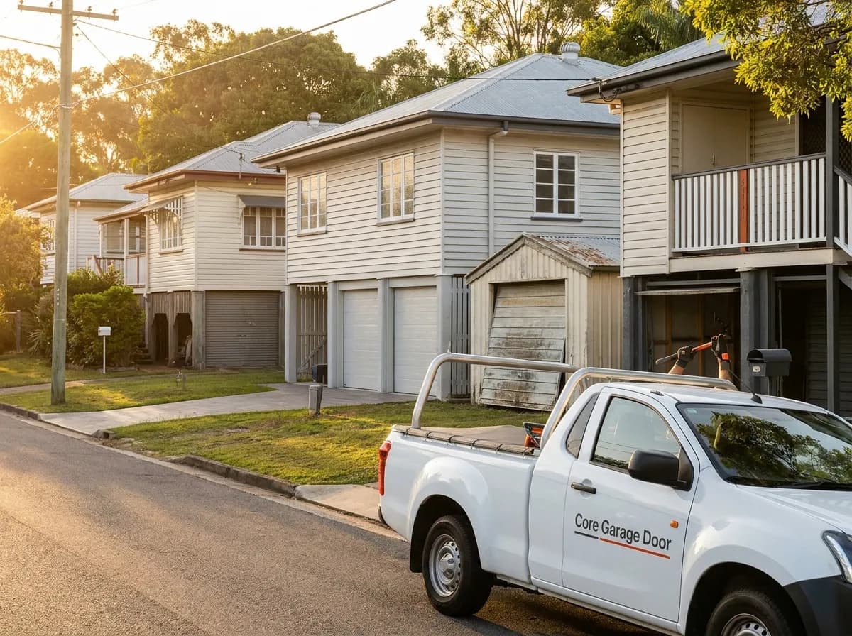 Garage door service in Stafford, Brisbane