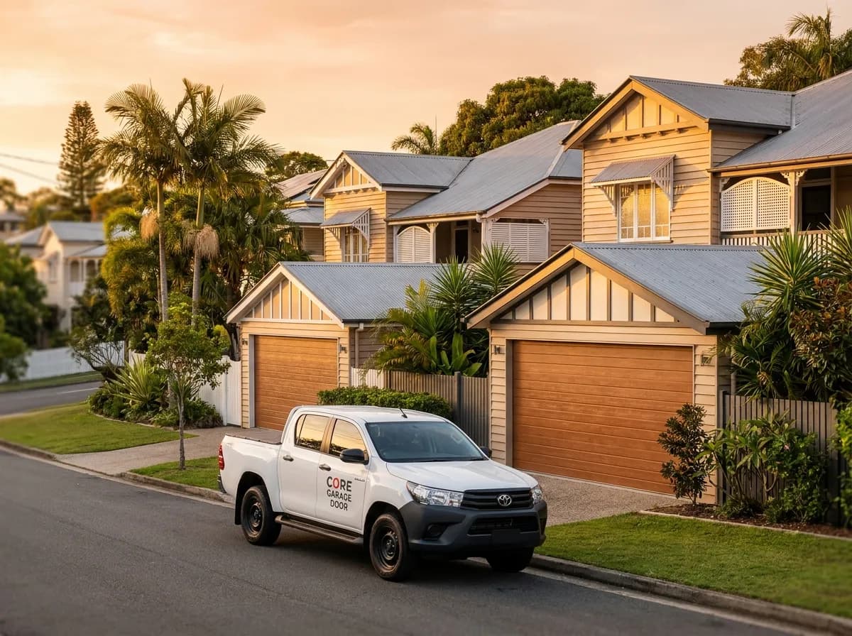 Garage door service in Camp Hill, Brisbane