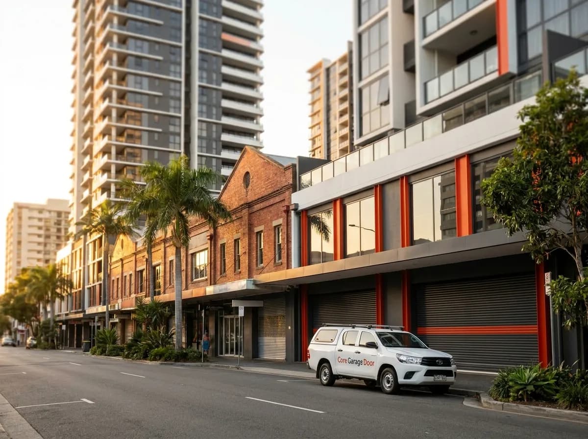 Garage door service in Fortitude Valley, Brisbane