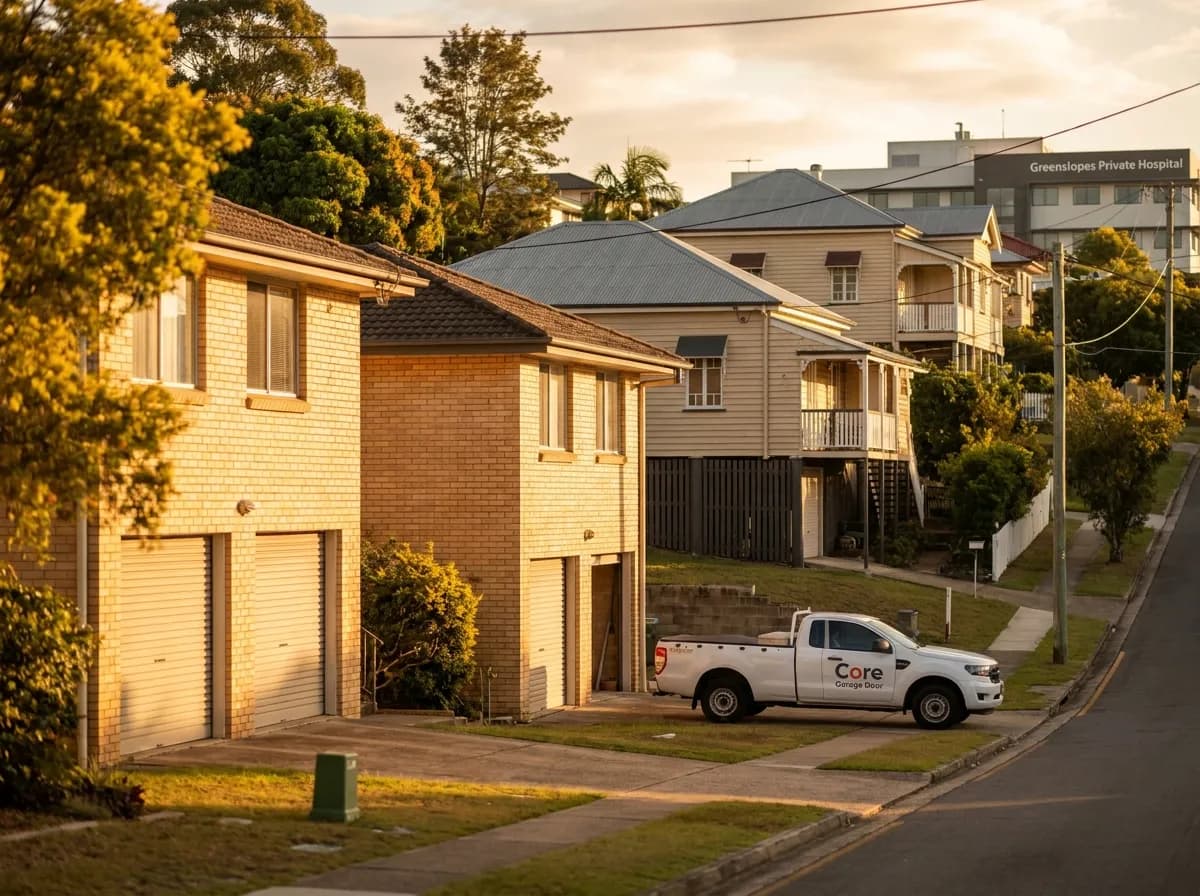 Garage door service in Greenslopes, Brisbane