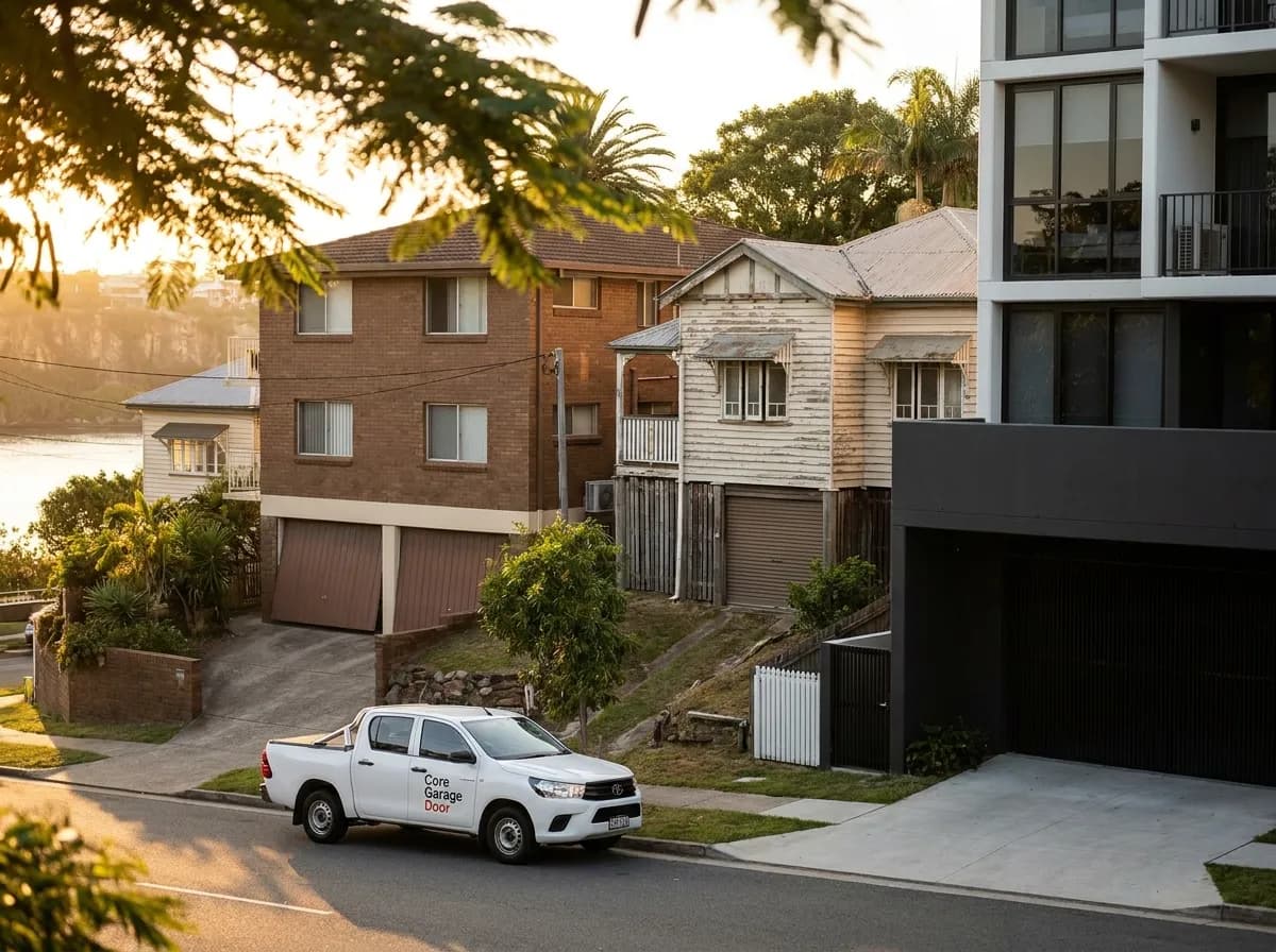 Garage door service in Kangaroo Point, Brisbane