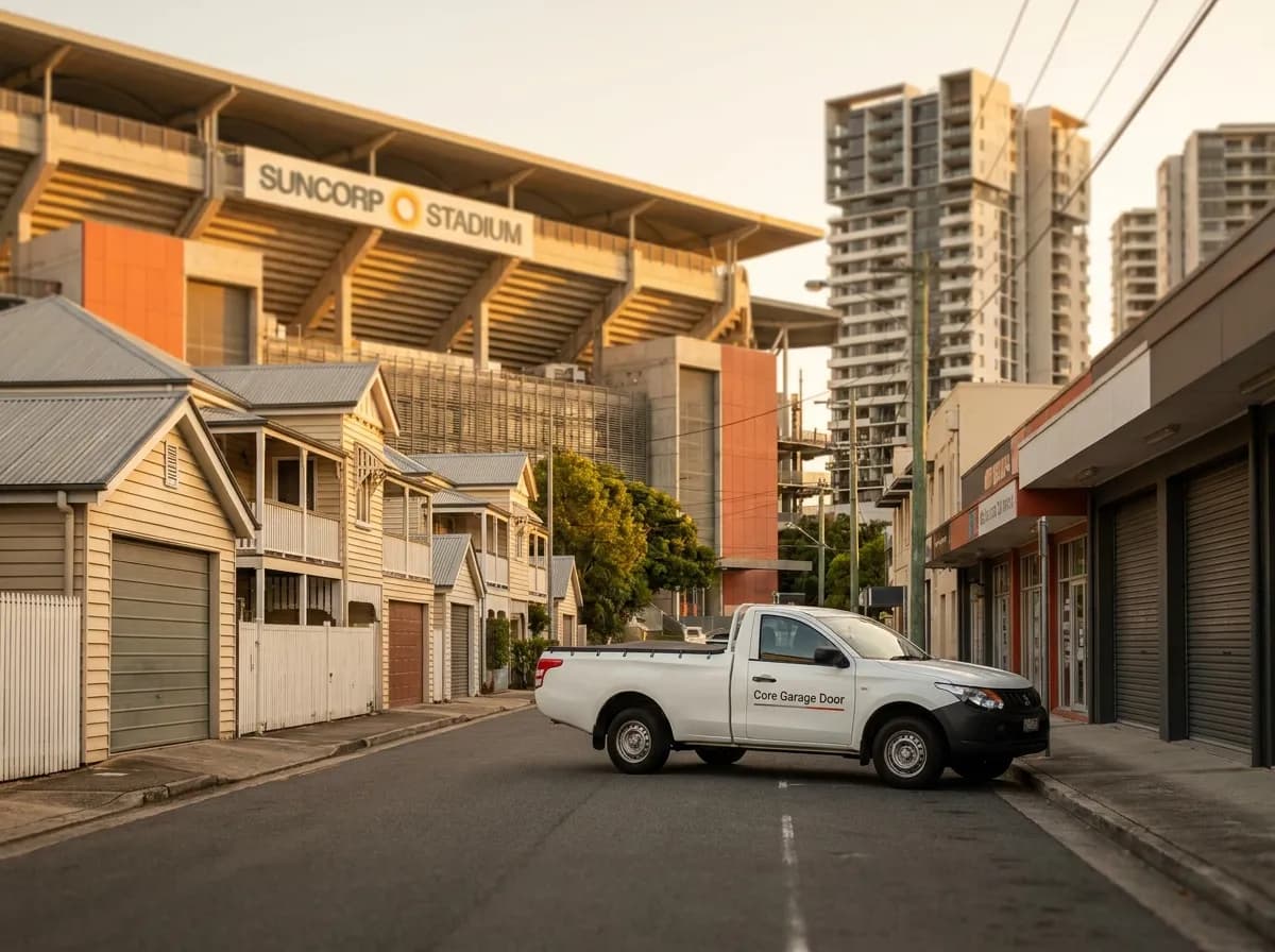 Garage door service in Milton, Brisbane