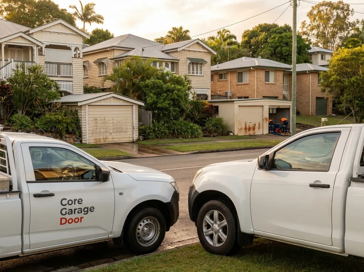 Garage door service in Sherwood, Brisbane