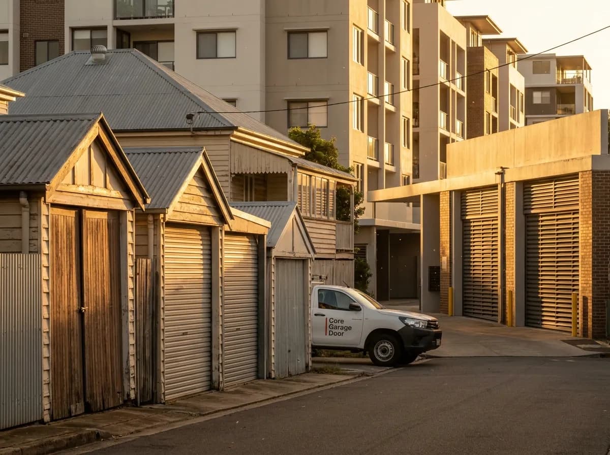 Garage door service in West End, Brisbane, Brisbane